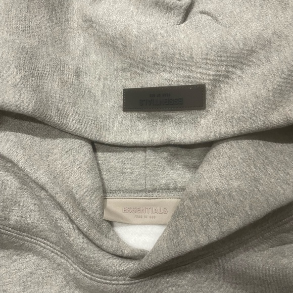 Essentials fear of god dark oatmeal hoodie and pants full set - Picture 3 of 4